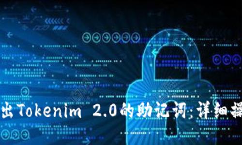 如何导出Tokenim 2.0的助记词：详细操作指南