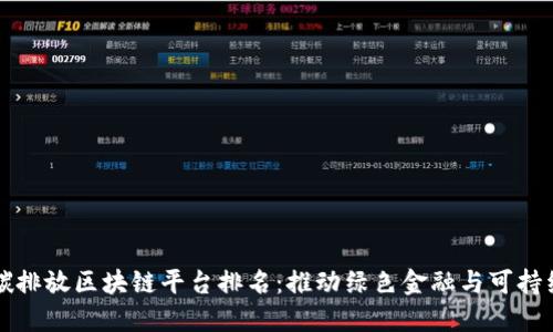 中国碳排放区块链平台排名：推动绿色金融与可持续发展