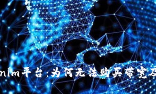 深入探讨Tokenim平台：为何无法购买带宽及解决方案分析